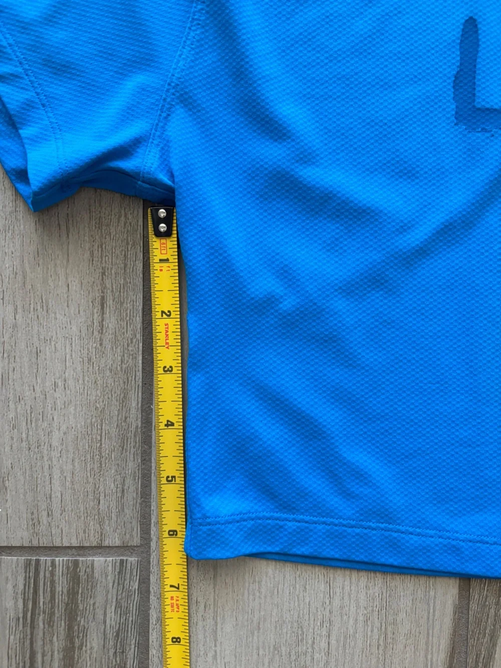 lululemon athletica Blue Ed Curtis Cropped Shirt